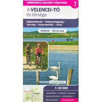 A Velencei-tó és térsége kerékpáros térkép - Székesfehérvár - Velencei-hegység - Váli-völgy - Közép-Mezőföld - Sárrét