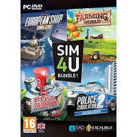 Excalibur SIM4U Bundle 1 - European Ship Simulator, Farming World, Post Master, Police Simulator 2 (PC)