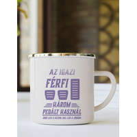 Vicces autós bögre férfiaknak - Zománc bögre