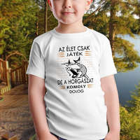 Pecás gyerek póló - Az élet csak játék