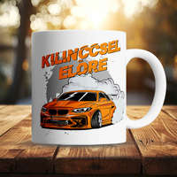 Drift autós bögrék - Kilinccsel előre