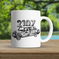 Ladás rally bögrék - Lada 2107 bögre