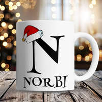 Neves karácsonyi ajándék - Mikulás bögre