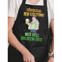 Sörös vicces kötény - Sörhasért dolgozni kell