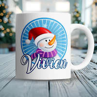 Neves bögrék - Karácsonyi hóemberek