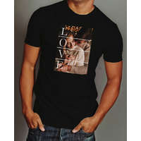 Fényképes férfi póló szerelmednek - Love