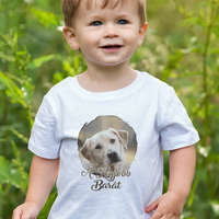 Fényképes kutyás gyerek póló - Legjobb barát