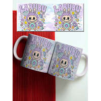 Labubu bögre – Lila nyuszis figura