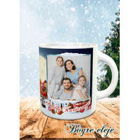 Karácsonyi ajándék - Fényképes havas bögre