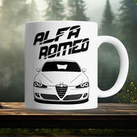 Autós bögre - Alfa Romeo feliratos bögre