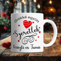 Bögre szerelmeseknek - Valentin napi ajándék