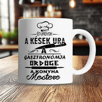 Ajándék férfi szakácsoknak - Kések ura bögre