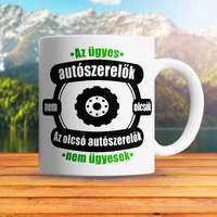Humoros bögre - Ügyes autószerelő