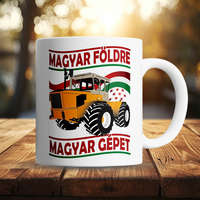 Traktoros ajándék - Magyar földre Rába bögre