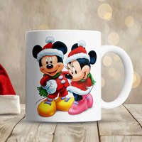 Bögre mikulásra - Mickey mintás ajándék