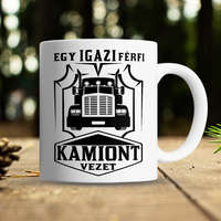 Kamionos bögre - Igazi férfi kamiont vezet