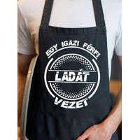 Ladás kötény - Igazi férfi Ladát vezet