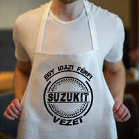 Suzukis kötény - Igazi férfi Suzukit vezet