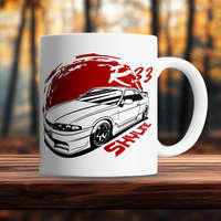 Nissan Skyline R33 bögre - Autós bögrék