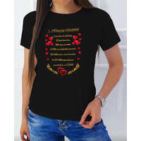 Ajándék házassági évfordulóra - Feliratos női póló