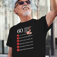 60. születésnapra póló férfiaknak - Szülinapi ajándék