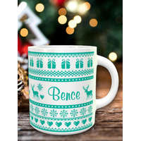 Karácsonyi bögre férfiaknak - Norvég mintás