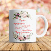 Bögre nagyszülőknek - Nyugdíjas nagymama