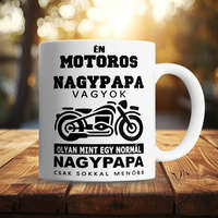 Bögre nagypapának - Menő motoros nagypapa