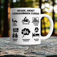 Vicces motoros bögre - Motorosok szabadideje