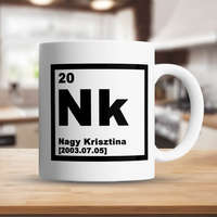 Születésnapi ajándék - Monogrammos bögre