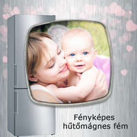 Fényképes hűtőmágnes fém - Egyedi hűtőmágnes saját fotóval