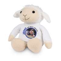 Fényképes plüss bárány - Plüssfigurák fényképes pólóban