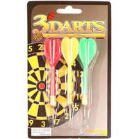 Darts fémhegyű dobónyíl 3 darabos készlet (02885)