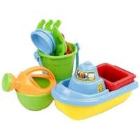 Homokozó 9 darabos készlet kishajóval (19094)