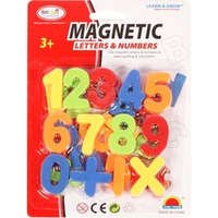  Mágneses betűk és számok - 4 cm, többféle (25648)