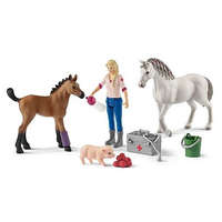 Schleich orvoslátogatás kancánál és csikónál (42486)