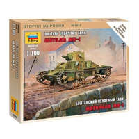  Zvezda British Light Tank &#039;Matilda&#039; MK1 1:100 (6191)
