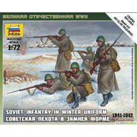  Zvezda Soviet Infantry [Winter Uniform ] 1:72 (6197)