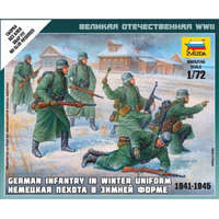  Zvezda German Infantry [Winter Uniform ] 1:72 (6198)