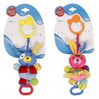 Babakocsira akasztható kutya vagy nyuszi plüssfigura (66550)