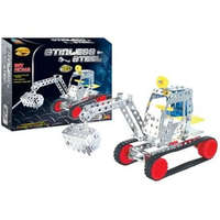 Lánctalpas markoló 193 darabos fém építőjáték (84729)