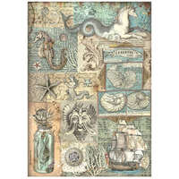 A4 rizspapír csom. - Songs of the Sea texture