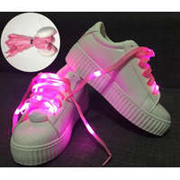  Világító LED-es Cipőfűző - Rózsaszín