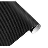  Karbon fólia, autófólia (127 x 15 cm) - Fekete