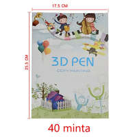  Rajzkönyv 3D tollhoz - 40 minta