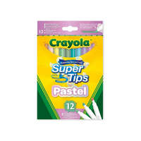  Crayola: Super Tips pasztell filctoll szett - 12 darabos