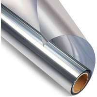 Fényvisszaverő ablakfólia, árnyékoló tükörfólia 90 x 200 cm - Napvédő és hőszigetelő ablaküveg fólia otthoni és irodai használatra