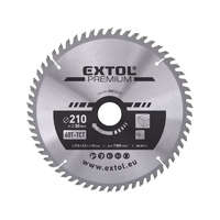EXTOL EXTOL PREMIUM körfűrészlap, keményfémlapkás, 185×20mm(lyuk átm), T24; 3,2mm lapkaszélesség, max. 7000 ford/perc