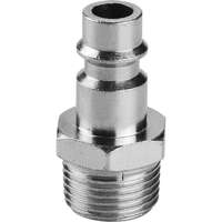 EXTOL EXTOL PREMIUM gyorscsatlakozó-dugó, külső menettel, G-3/8', nikkelezett réz, bliszteren