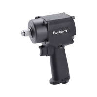 FORTUM FORTUM légkulcs, 1/2', 610Nm, (Twin Hammer); 10.000 1/min, 170l/min, 6,3 Bar, 1/4' tömlőcsatlakozó, 1,4kg